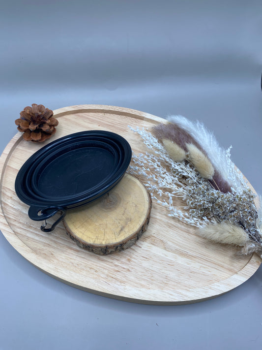 Gamelle voyage pour chien pliable compacte 350ml sans BPA