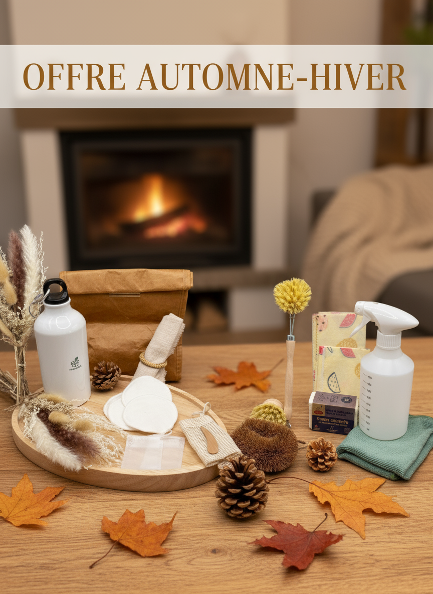 Offre Automne-Hiver Zéro Déchet - Kit Découverte et Kit Maison écologiques à prix réduit - Mon EcoKit"