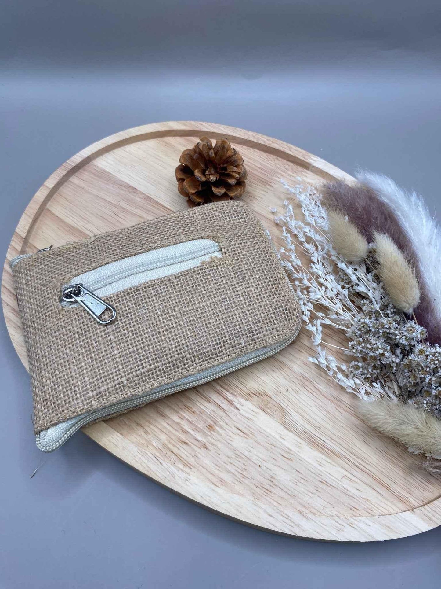 sac-pliable-coton-jute-resistant-pochette-zippee - Mon EcoKit