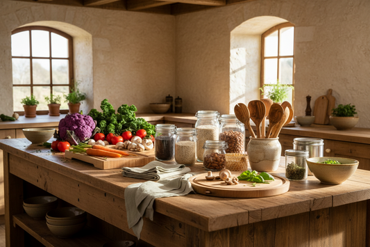 Commencer le zéro déchet en cuisine lavettes lavables tawashi charlottes alimentaires alternatives durables artisanales, Mon EcoKit
