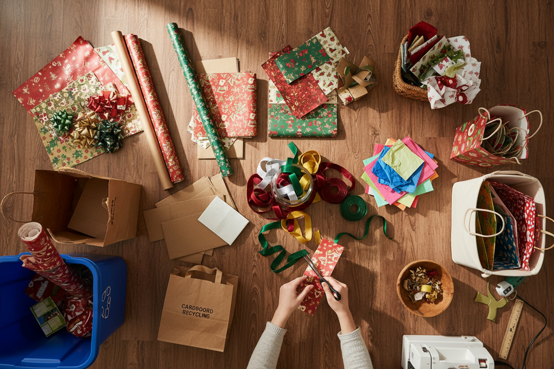 Que Faire de Tous Ces Emballages Après Noël ? (Guide Tri + Upcycling)