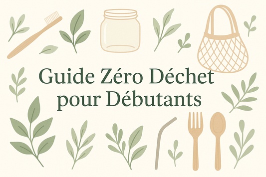 Zéro déchet débutant guide 5 gestes simples lingettes lavables brosse bambou tawashi gourde, Mon EcoKit