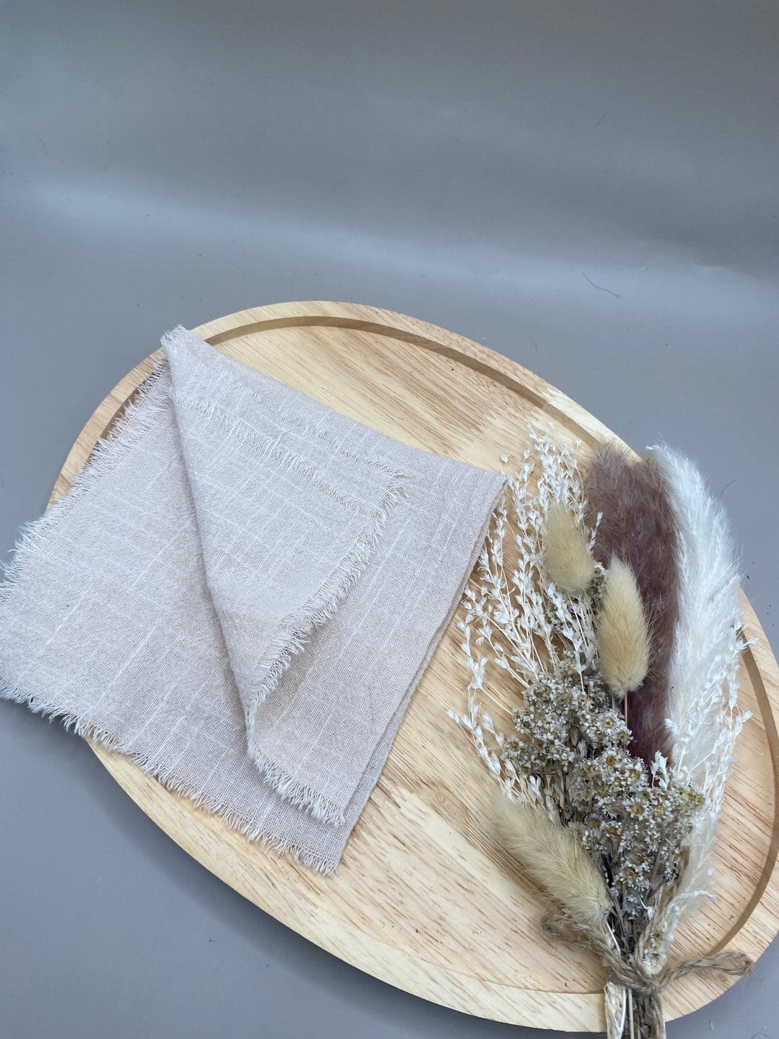 Serviette en tissu lin coton réutilisable zéro déchet pour table et pique-nique, Mon EcoKit