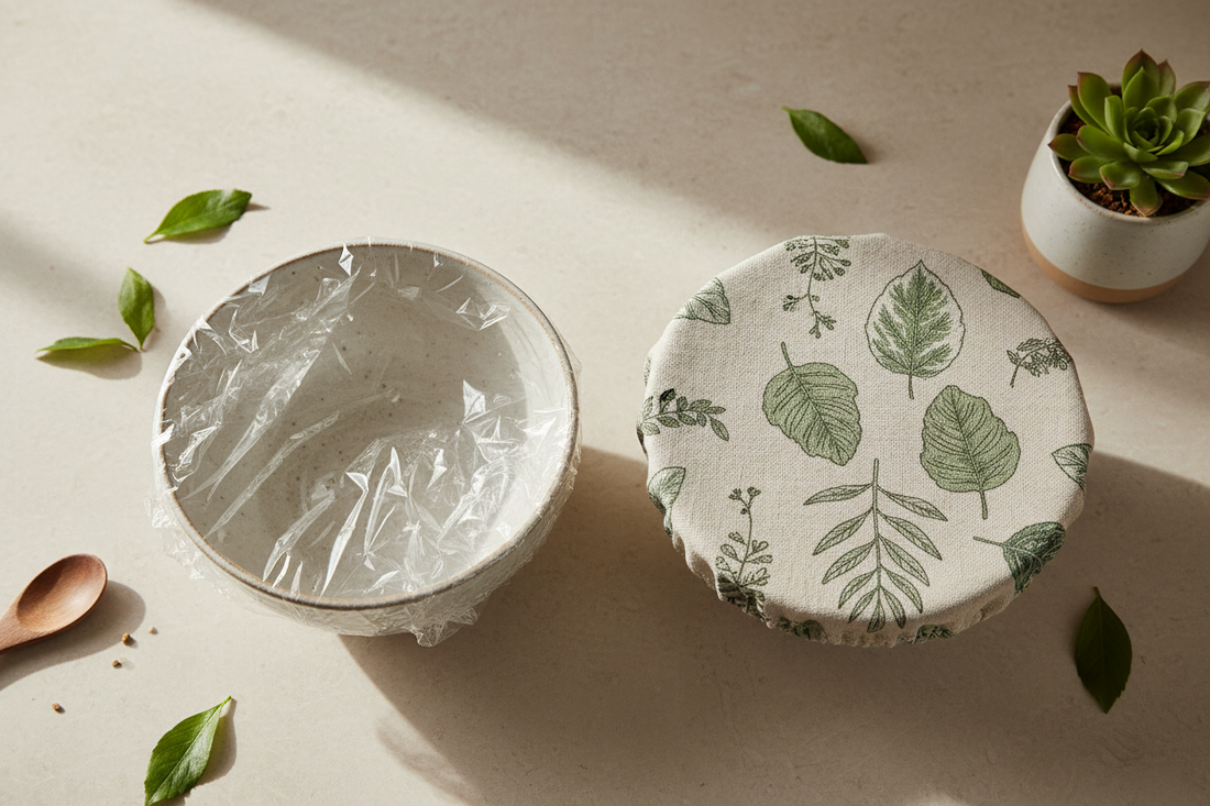 Réduire ses déchets dans la cuisine facilement avec serviette lavable charlotte alimentaire tawashi fait main, Mon EcoKit