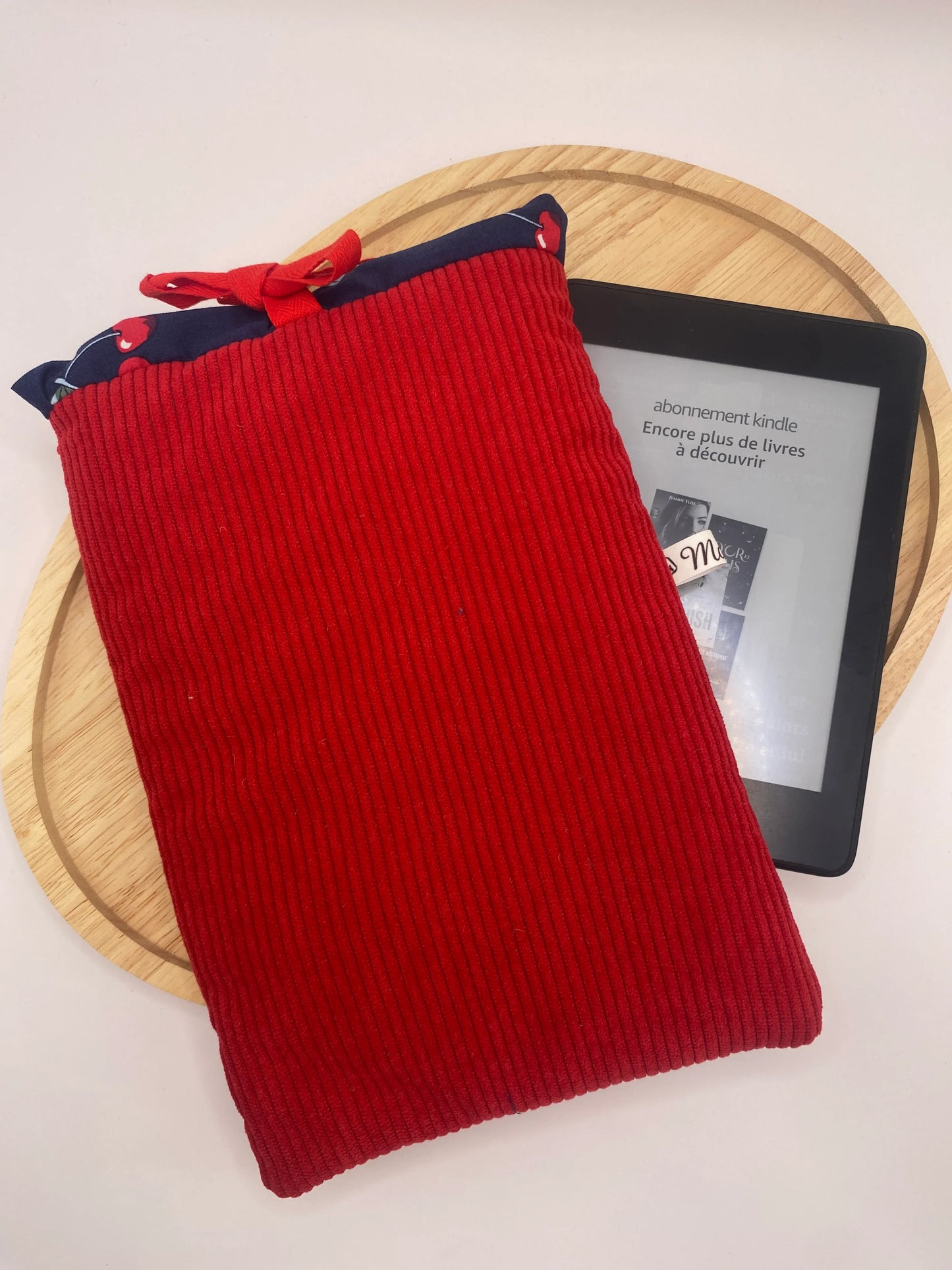 Housse de Livre Format Poche Artisanale 18x25cm – Tissu Upcyclé Made in France - Mon EcoKit