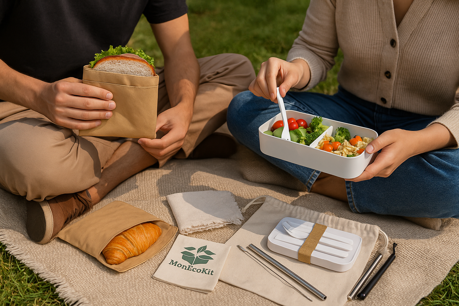 Nos kits éco-responsables pour la maison, les repas, les animaux, l'hygiène, les voyage...