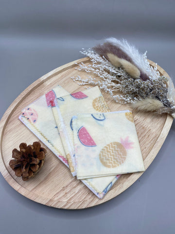 Bee Wrap – Film alimentaire cire d’abeille réutilisable (lot de 3)