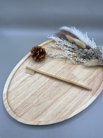 Brosse à Dents Bambou Naturelle - Douce Biodégradable Zéro Plastique