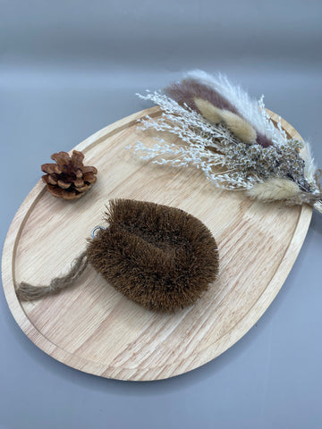 Brosse Récurante Coco Naturelle - Vaisselle Légumes Ménage Zéro Déchet