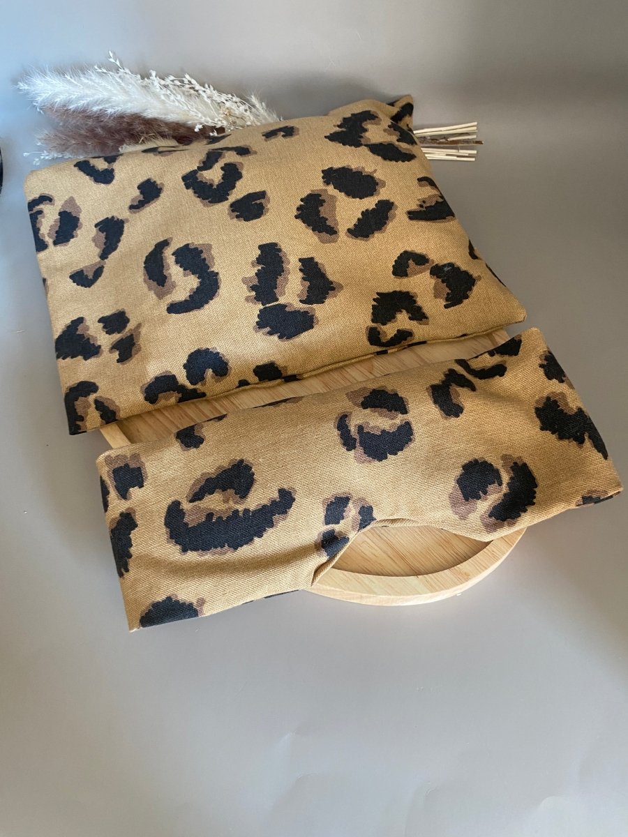 duo masque et coussin chauffants colza fait main savana