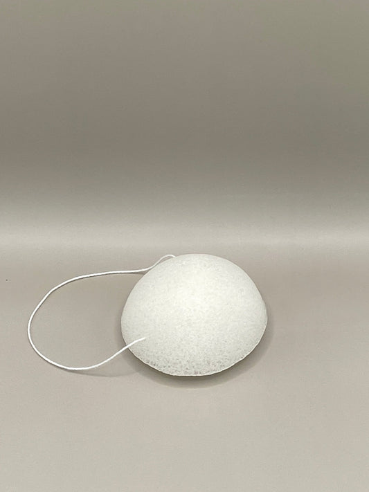 Éponge végétale konjac naturelle exfoliante pour routine beauté zéro déchet
