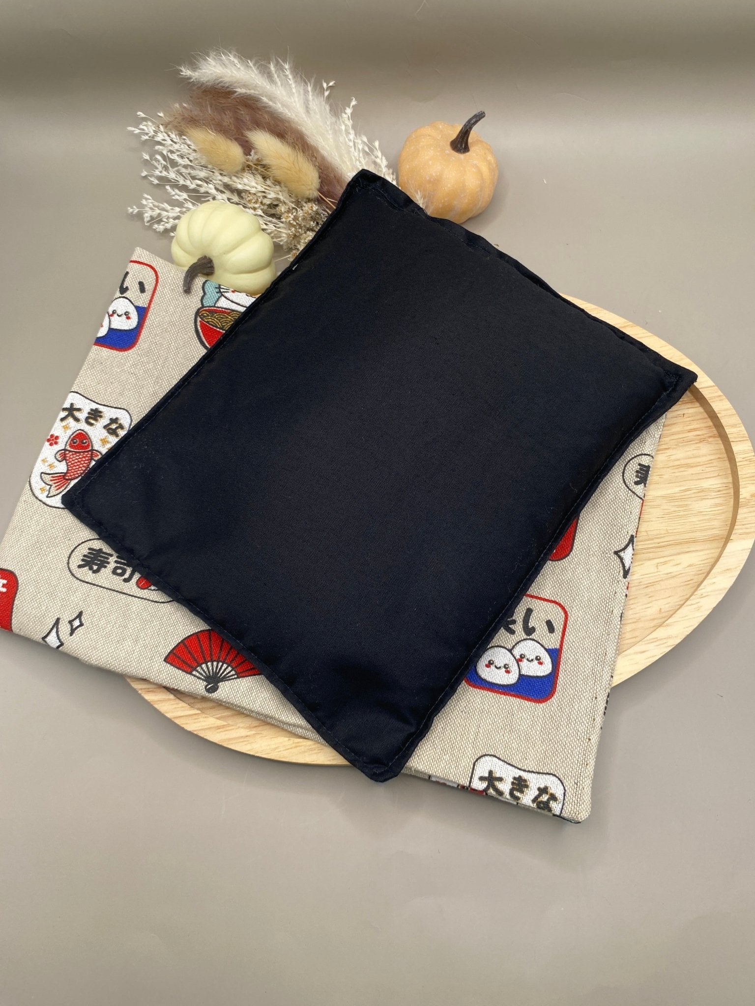 Coussin chauffant avec housse lavable fait main