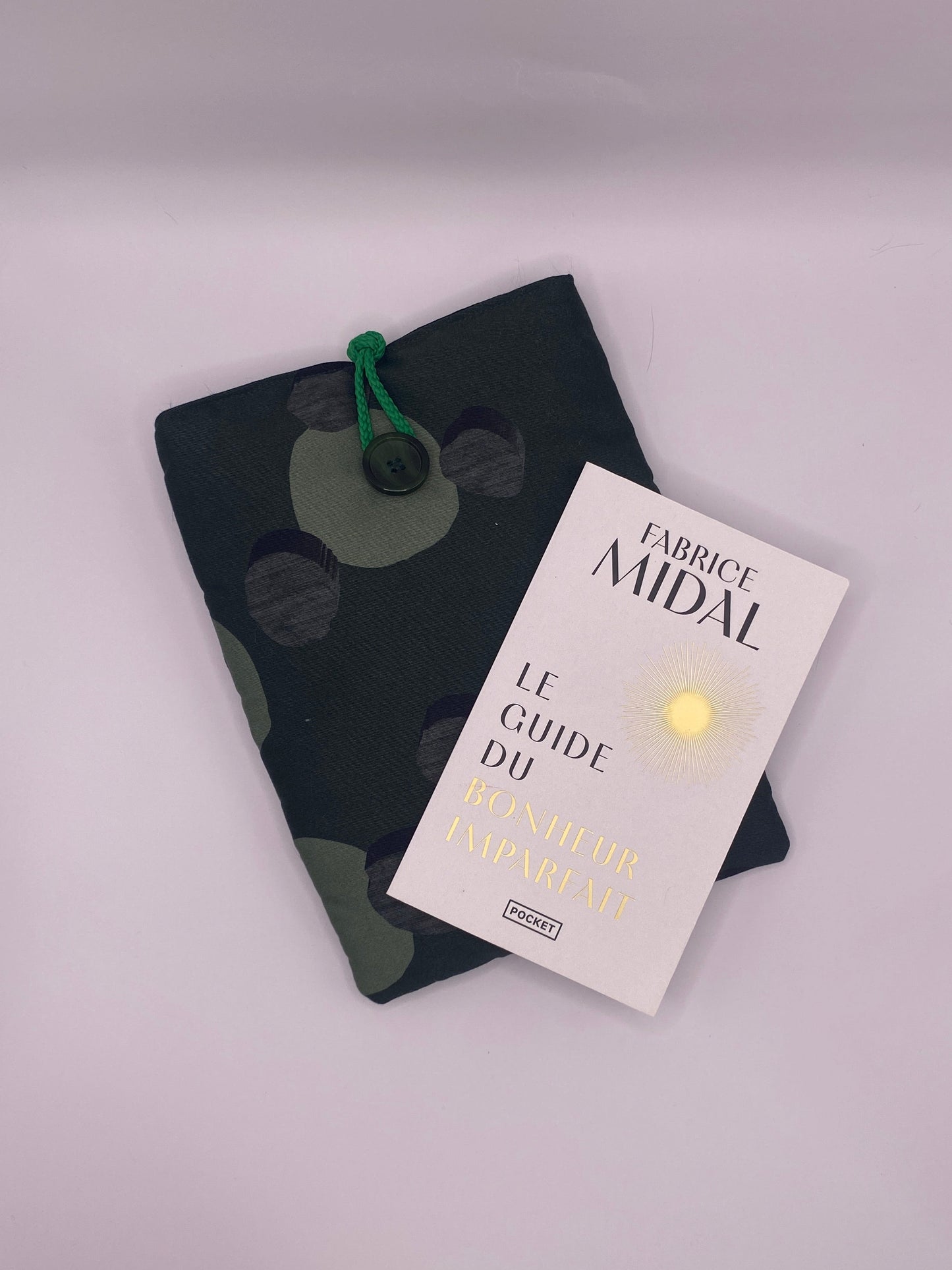 housse livre de poche liseuse fait main en france