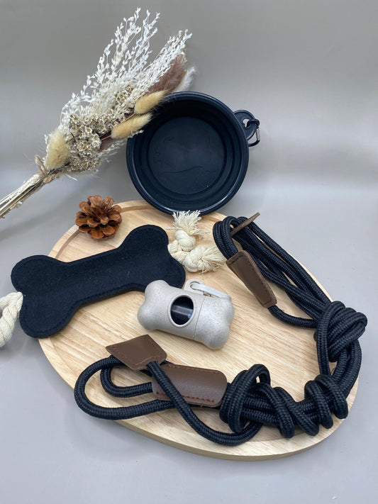 Kit chien zéro déchet complet avec accessoires écologiques cadeau amoureux animaux

