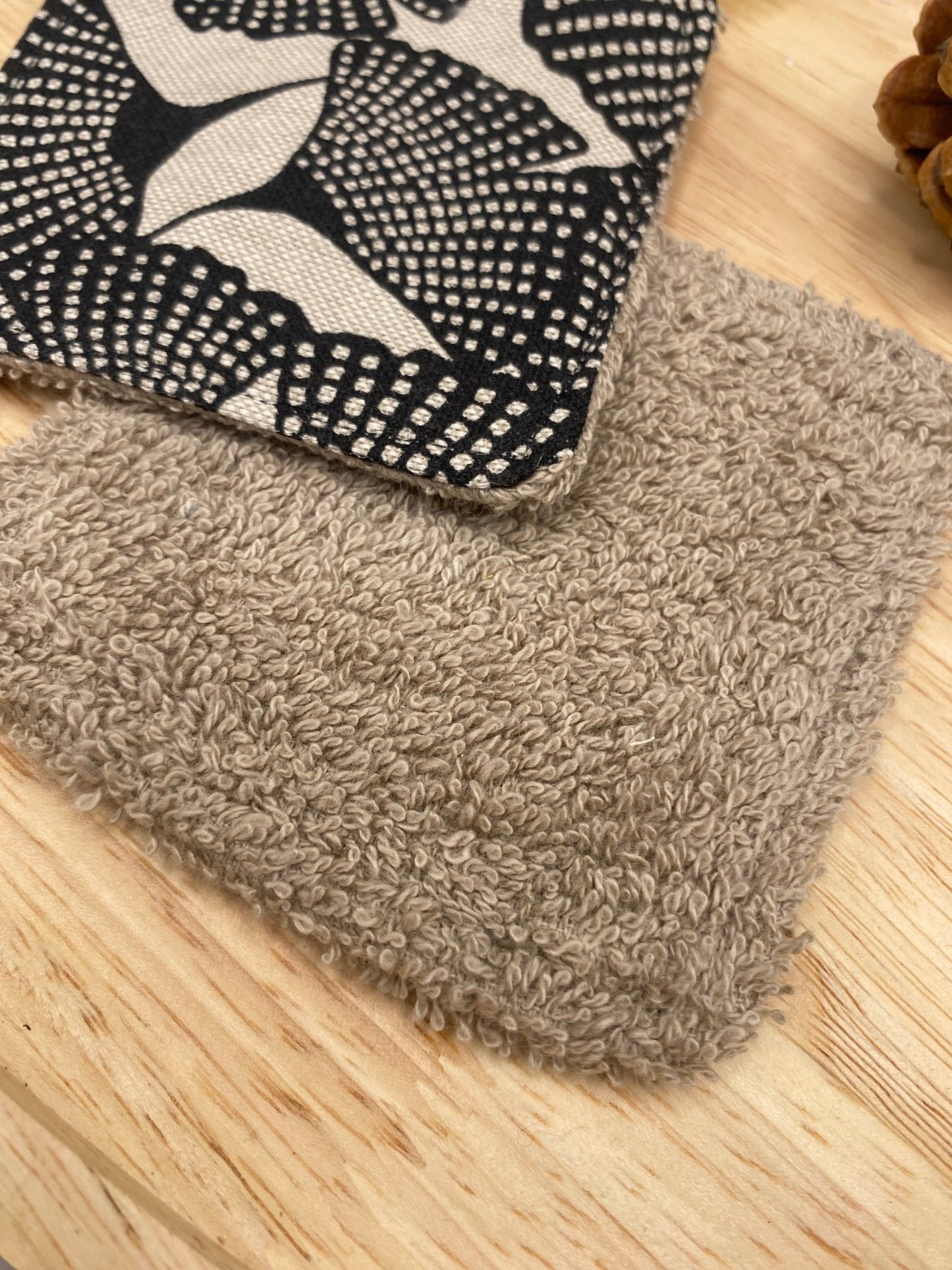 lingette coton eponge