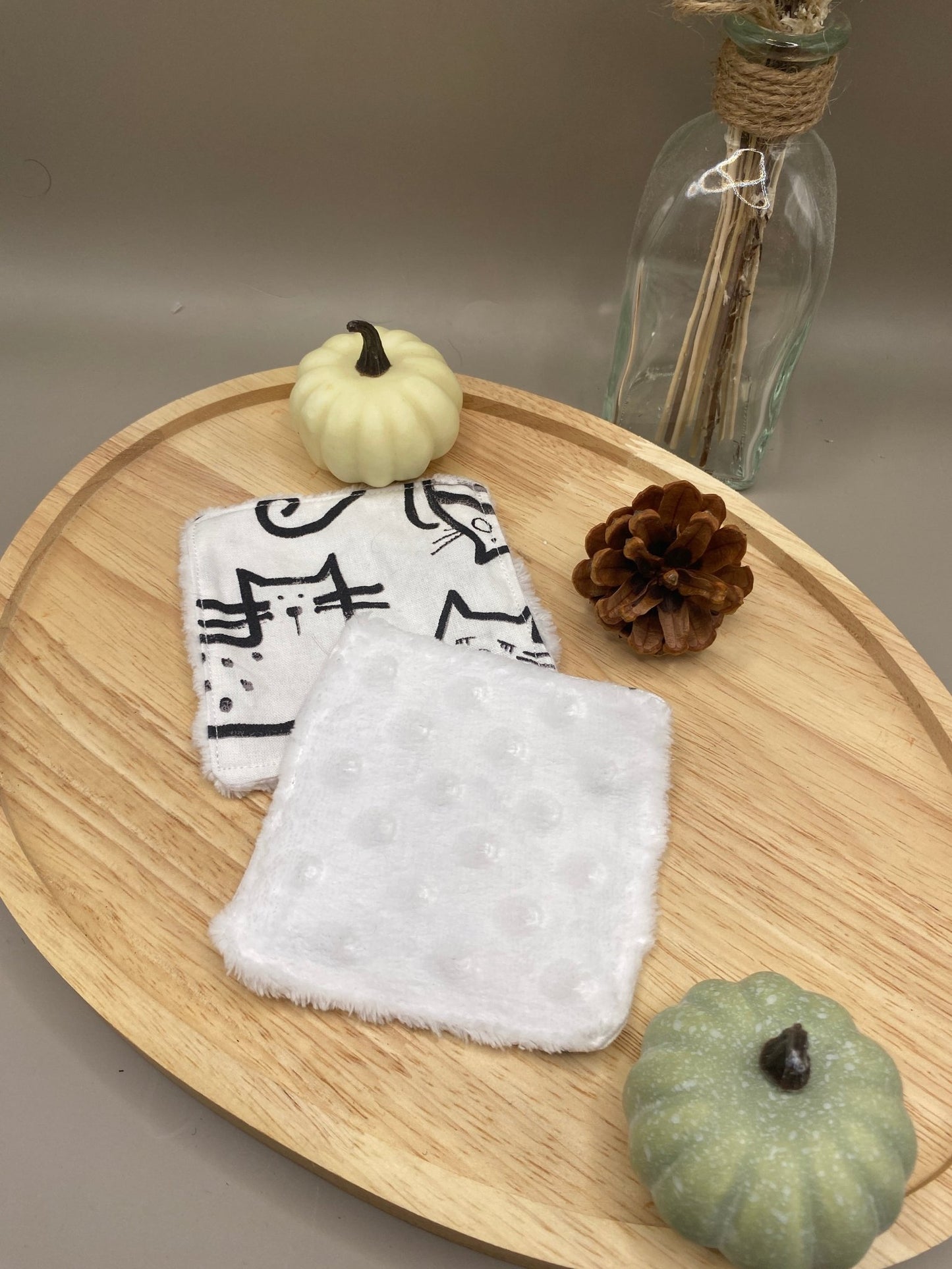 lingette lavable motif chat