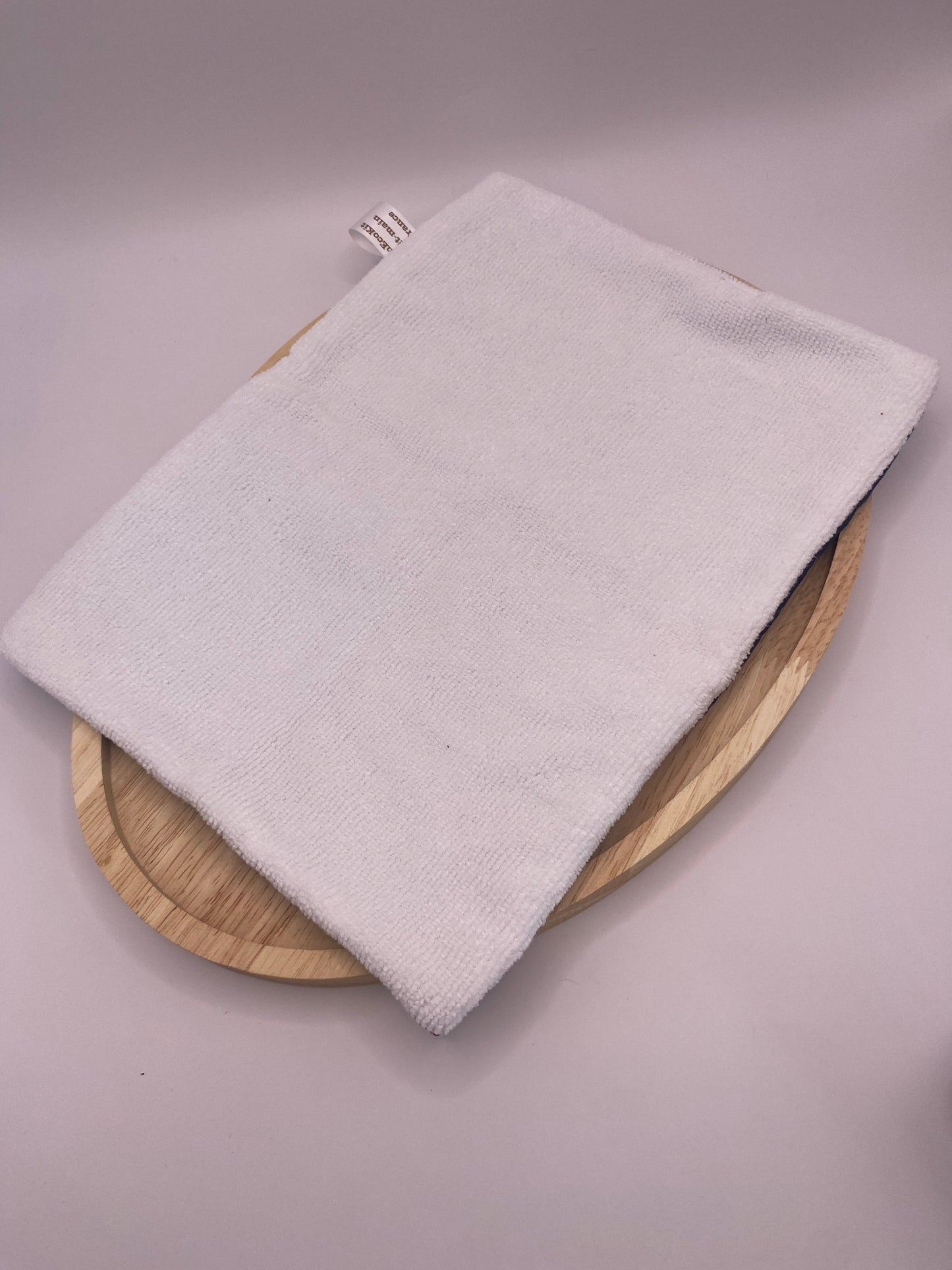 lingette lavable grand format en éponge bambou