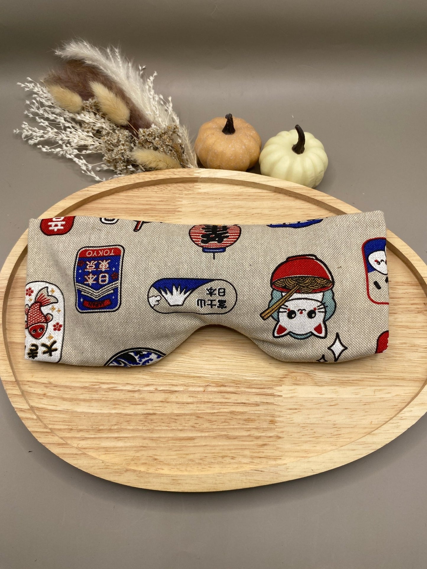 masque pour les yeux et nuque chauffant graines de colza