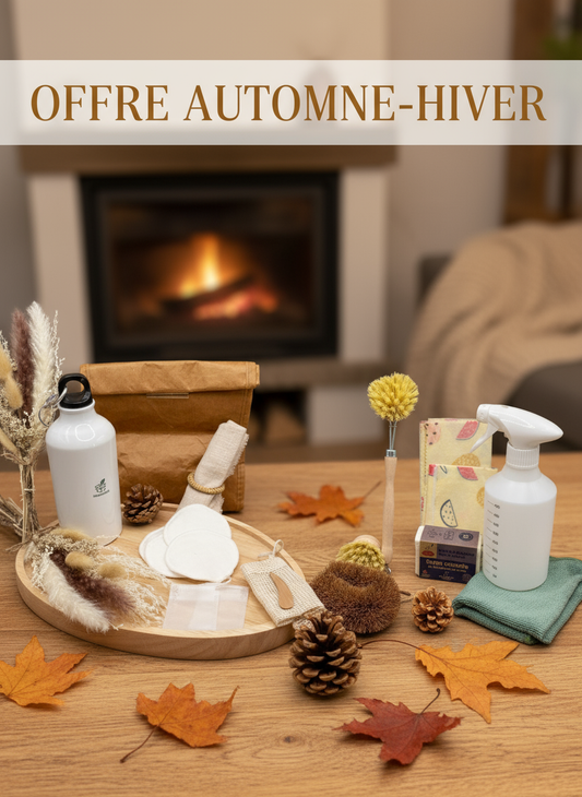 Offre Automne-Hiver Zéro Déchet - Kit Découverte et Kit Maison écologiques à prix réduit - Mon EcoKit"