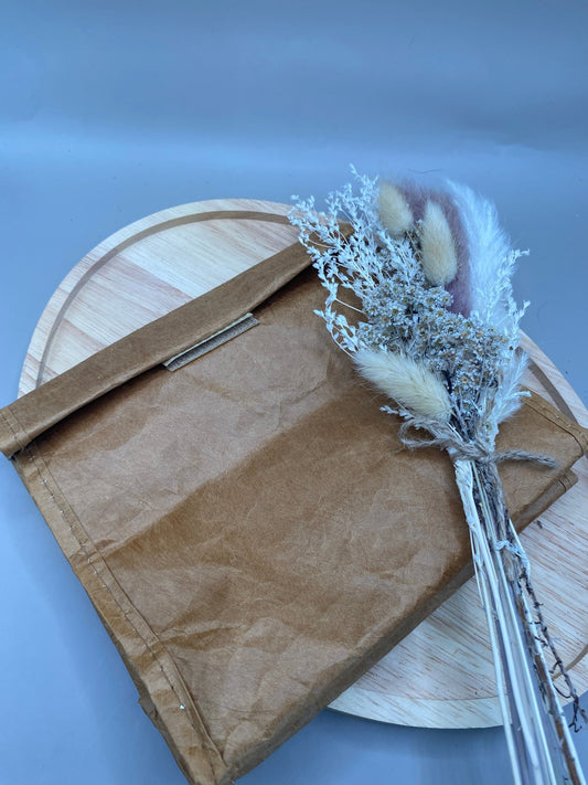 Sac à sandwich isotherme réutilisable en papier recyclé zéro déchet
