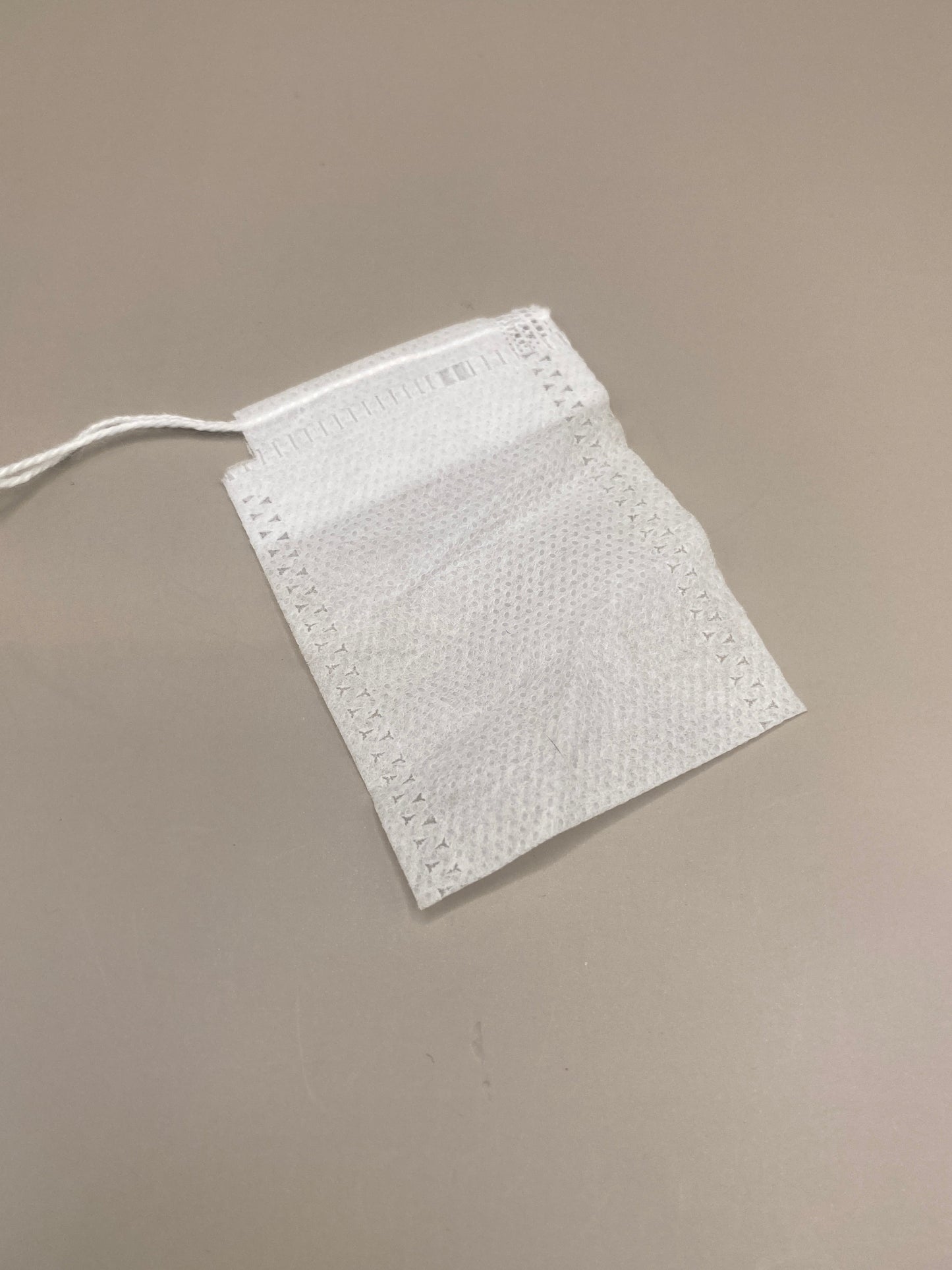 sachet de thé réutilisable en mousseline