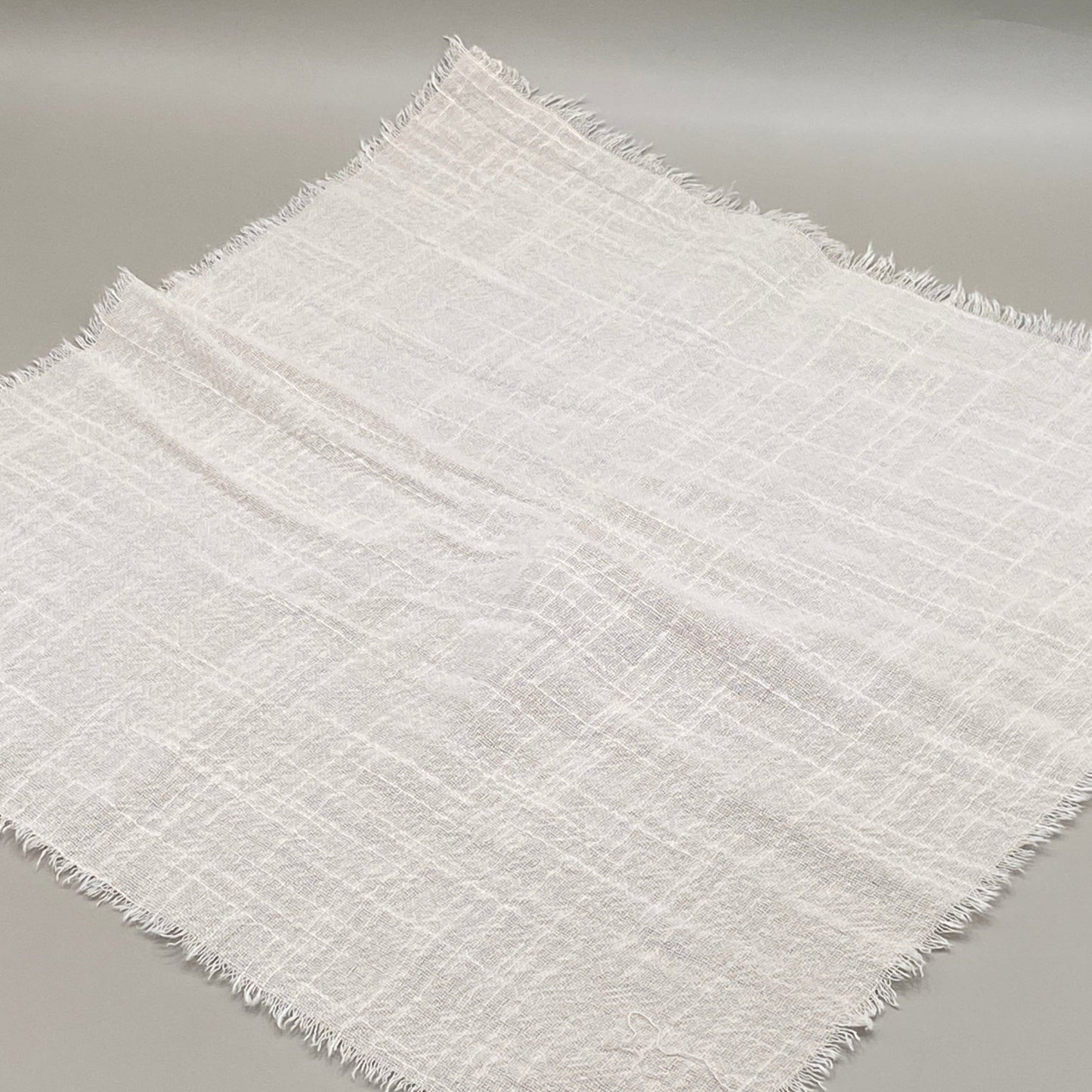 Serviette de table en lin et coton naturel lavable et réutilisable
