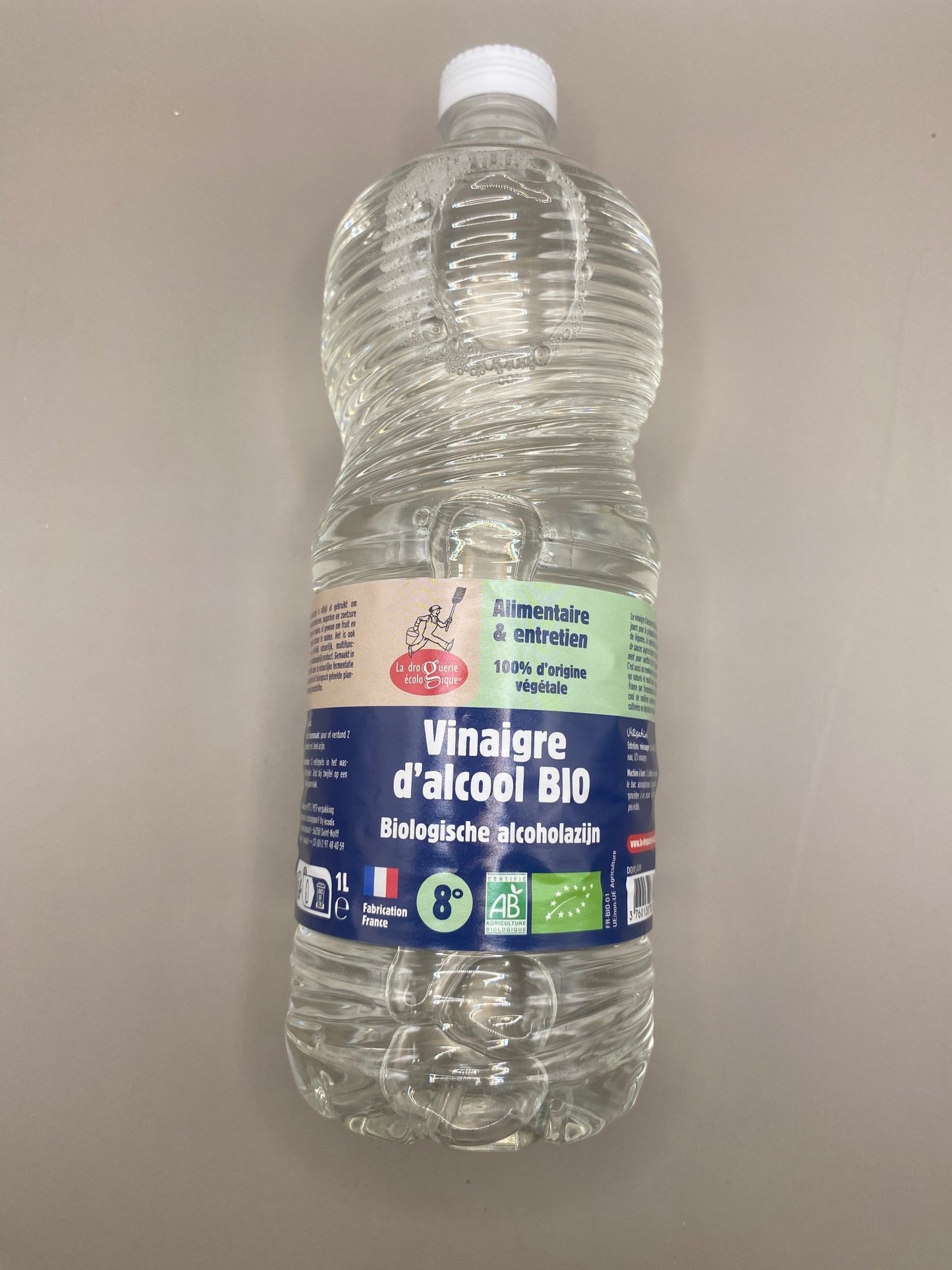 Vinaigre d'alcool bio pour lessive maison naturelle
